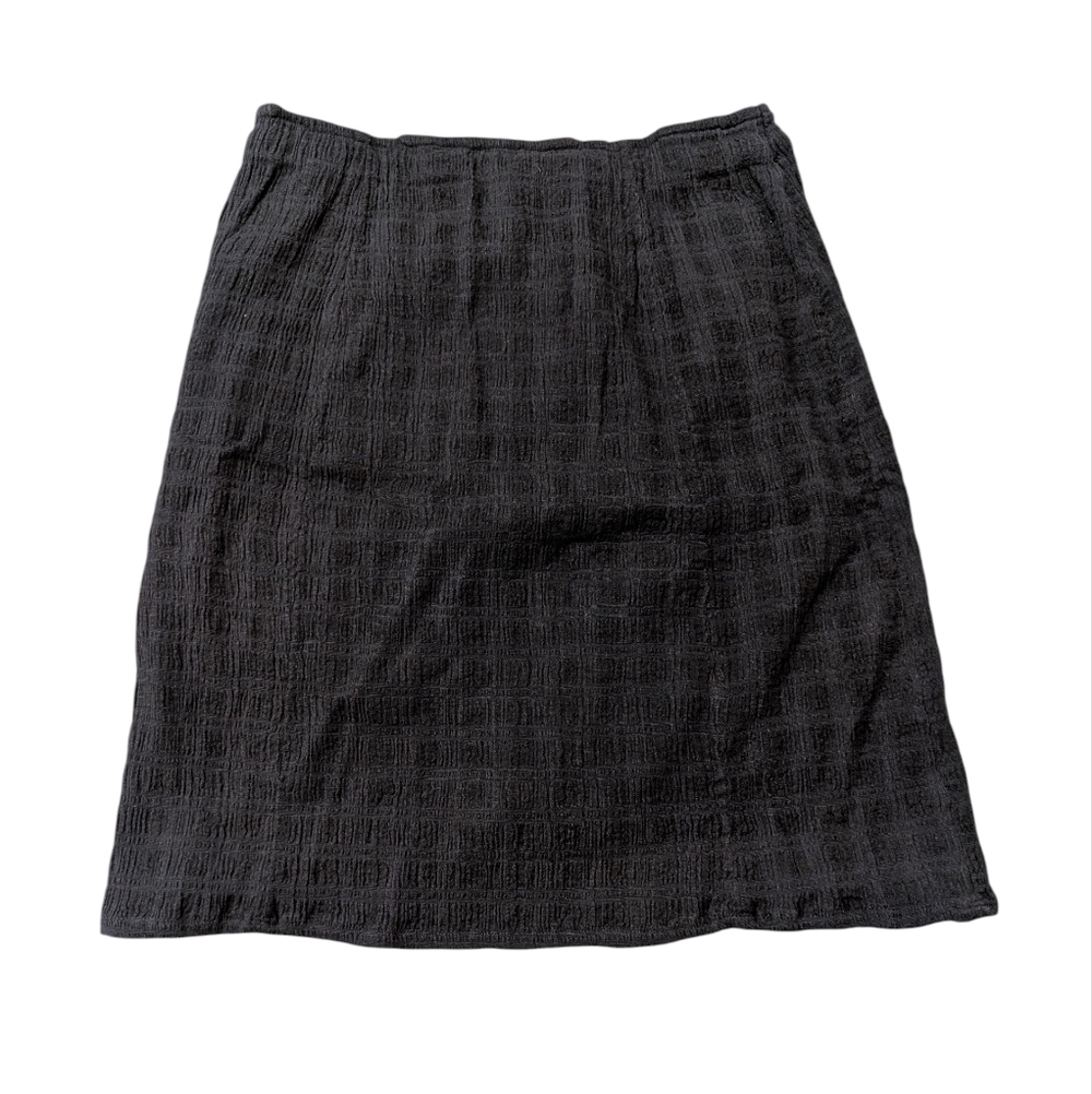 Free People Cotton Gauze Black Mini Skirt - Picture 2 of 4